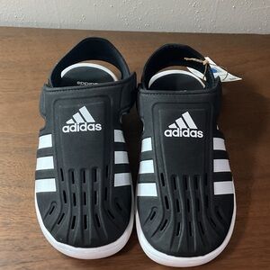 Adidas Kids Black Slip-On Water Shoes